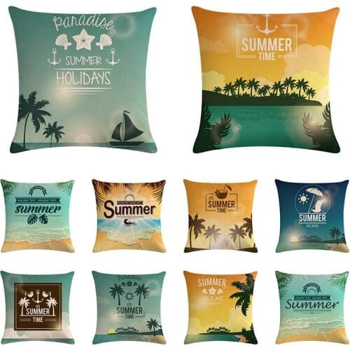 Best-selling summer letter pattern home living room sofa cushion cover office geometry pillow cover decorative pillowcase ZY1056