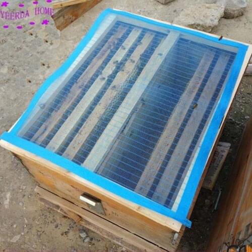 Beekeeping tools with folded edges and nails for beehive cover with nylon plastic net sand cover and net yarn