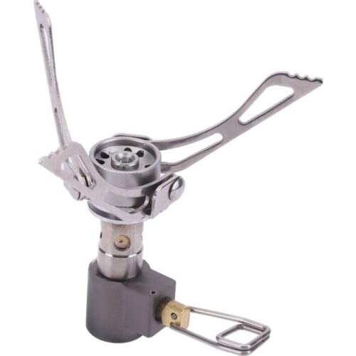 3000W Pocket Picnic Cooking Gas Cooker Burner Outdoor Portable Folding Mini Camping Oven Gas Stove Survival Furnace Stove 45g