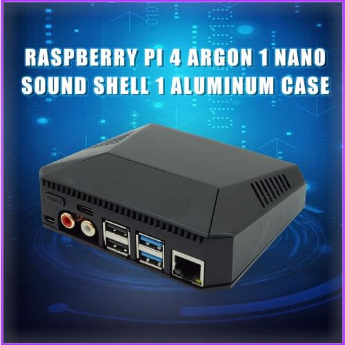 Raspberry Pi 4 Argon One Nanosound ONE Hi-Fi DAC Case for Raspberry Pi 4 Model B Supports MP3, WAV, Bluetooth, Volumio, Moode