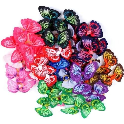Fashion Small Dogs Bows Hair Puppy Accessories Pets Hair Clips Rope Yorkshire Grooming Table Bowknot Pet Accessoire