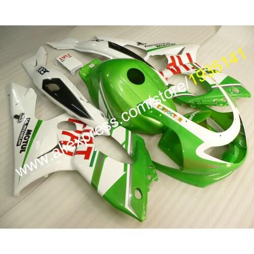 White Green ABS Fairing Bodywork kit For Yamaha YZF600R Thundercat 1997-2007 YZF 600R 97~ 07 Motorbike Parts Yzf 600 R