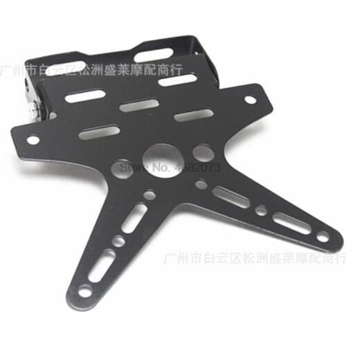 By DHL/Fedex 50pcs Motorcycle License Plate Holder Aluminum Alloy Mount Bracket Adjusted Registration Number Plate Cover