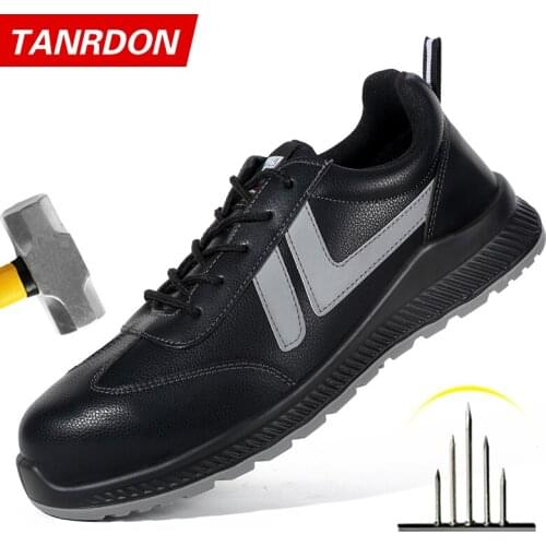Work Safety Shoes Anti-smash Working Sneakers Male Indestructible Work Shoes Men Boot Lightweight Men Shoes Safety Boots For Men