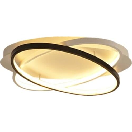 Modern Bedroom Led Ceiling Light White/Black Living Room Kitchen Ceiling Lamp Satellite Orbitled Remote Control Surface mount