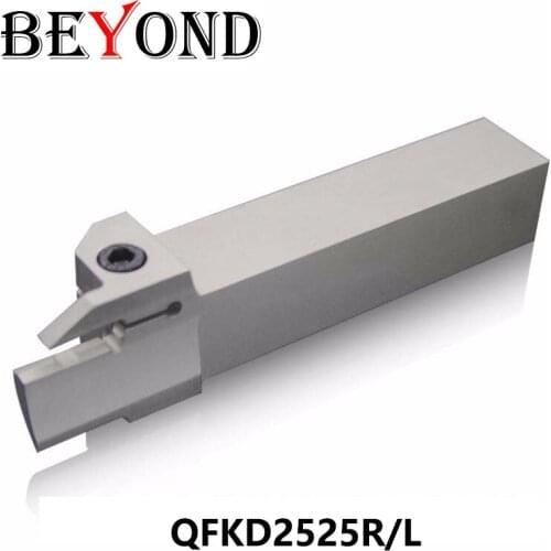 BEYOND QFKD2525L22 QFKD QFKD2525 QFKD2525R22 60H 88H 160H Grooving Lathe Tool Holder Turning Cutter Bar use ZTKD0608 Inserts CNC