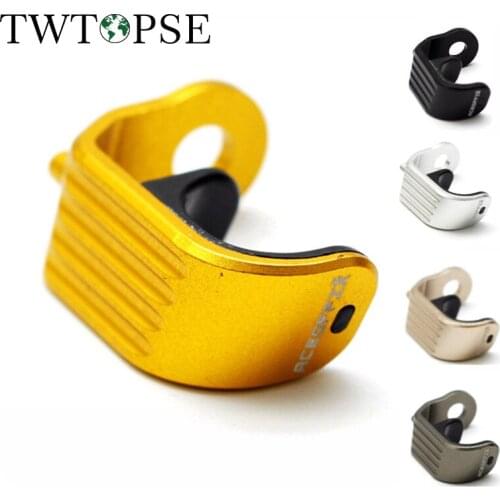 TWTOPSE Bicycle Bike Fork Hook Pothook For Brompton Folding Bike 12g Lightweight Fork Claw Catch E Type Ultralight Bike Parts