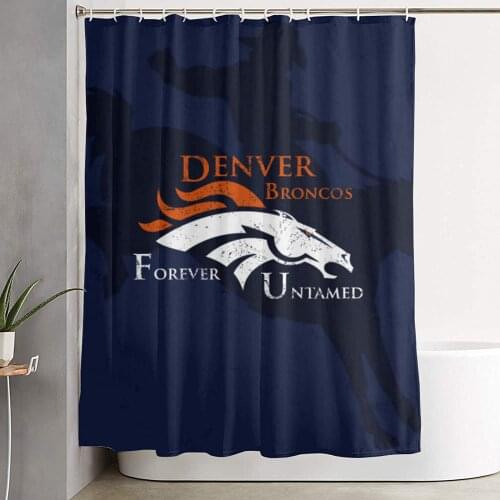 Waterproof Polyester Art Sports Game Bathroom Curtain Home Decorative