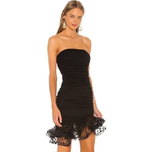 Babatique 2020 Women Off Shoulder Lace Up Bodycon Bandage Dress Short Party Dress Vestidos