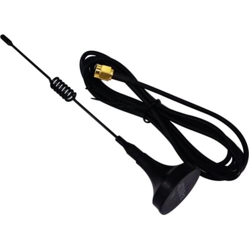 10 piece/lot 433MHz 3dBi Antenna SMA Male Head Crimp 1.5M Cable Magnetic Base