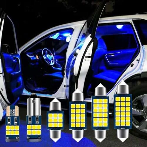 5pcs Festoon Car LED Bulbs Interior Dome Reading Lamp Trunk Light For Suzuki Vitara LY 2015 2016 2017 2018 2019 2020 Accessories