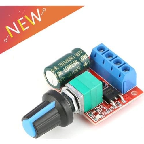 5A 90W PWM 12V DC Motor Speed Controller Module DC-DC 4.5V-35V Adjustable Speed Regulator Control Governor Switch 24V