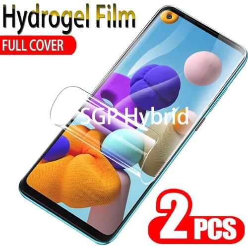 2PCS Hydrogel Film For Samsung Galaxy A41 A31 A21S A21 Screen Protector Display Protective For samsung a41 a31 a21s a21 sumsang