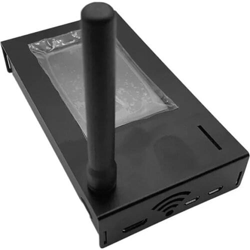 Finished 2019 V1.7 MMDVM Hotspot + Raspberry Pi Zero W + 3.2 inch LCD + Antenna + 16G SD Card + Metal Case P25 DMR YSF