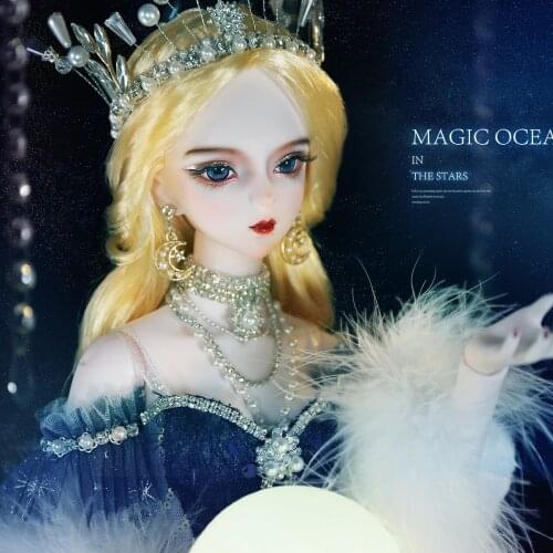 DBS 1/3 BJD toy Dream Fairy mechanical joint Body hair clothes shoes jewelry gorgeous doll handpainted makeup high quality 60cm