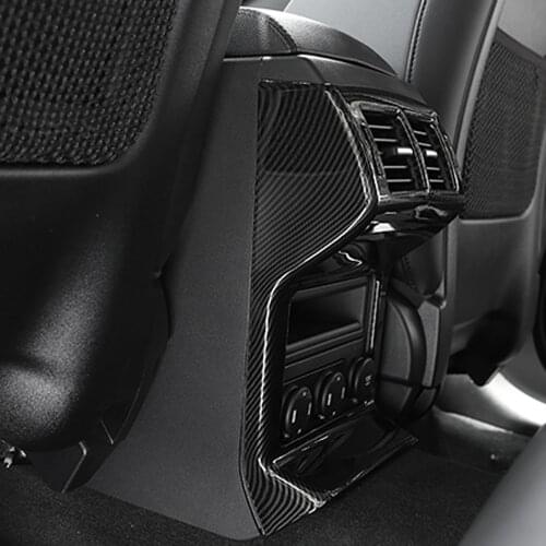 Interior Accessories for XE XF FPACE armrest box rear back row passenger air conditioner outlet vent trim cover sticker
