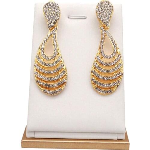Women earring jackets gold jewelry party jewelry set women necklace Earring pendant women jewelry earring