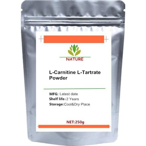 L-Carnitine L-Tartrate Powder Free Form 99.9% Pure Burn Fat Gain Muscle