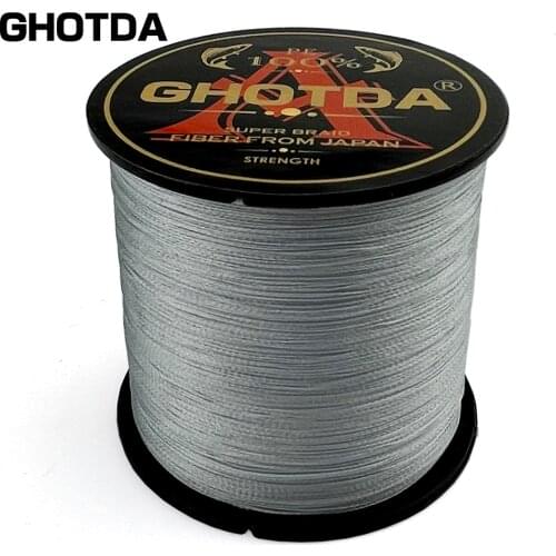 GHOTDA Fishing Line 300M X4 PE Braided Fishing Lines Multicolor 4 Strands High Strength And Soft