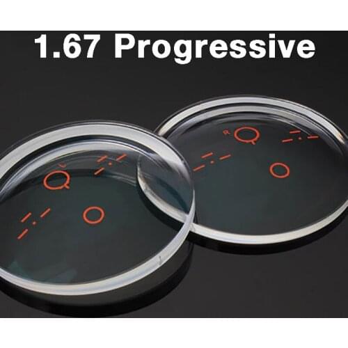New 1.67 Digital Free-form Progressive Lenses Optical Prescription High Quality Ultra Thin Light-weighted Super Clear Lenses