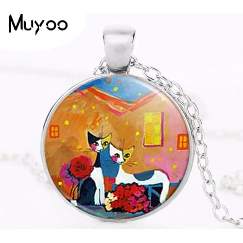 2017 new hot Brand Rosina Wachtmeister Cat Accessories Colorful Cats Round Classic Joyas Order in Aliexpress HZ1