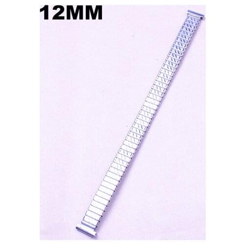 Wholesale 10pcs/lots High quality 12MM stainless steel Watch Bands elasticity watch strap -05133