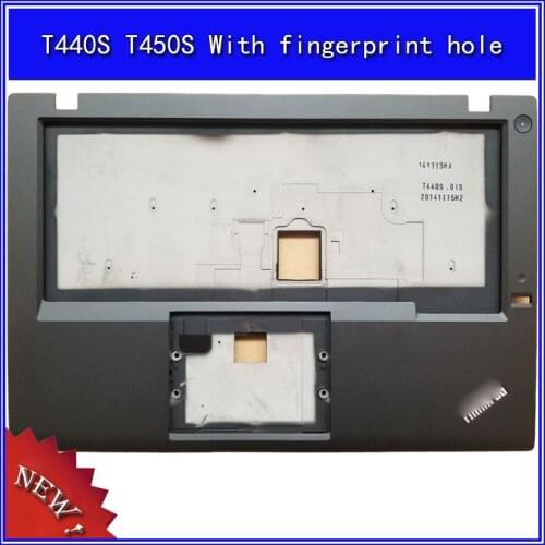 Laptop Palmrest Upper Cover for Lenovo Thinkpad T440S T450S C Shell with Fingerprint Hole