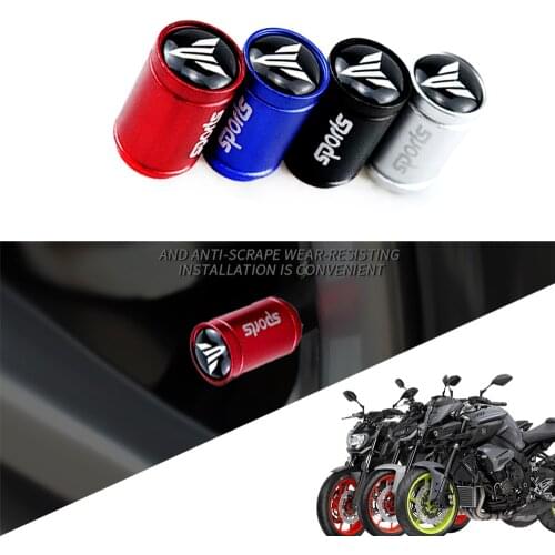 Motorcycle Tire Valve Dustproof Cap CNC Aluminum Tyre Rim Air Port Cover For yamaha xt 600 mt10 mt 09 tracer suzuki drz/ltz 400