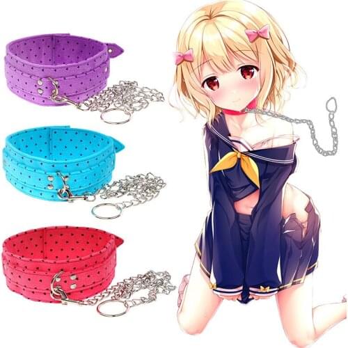Sex-Toys SM Products for Couples Woman Games BDSM Bondage Restraint Fetish Slave Neck-Collar Metal Locks Adult Artistic