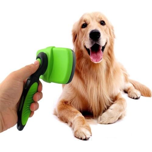 New Pet Dog Cat Hair Brush Professional Pet Grooming Brush Pet Hair Comb Reduces Shedding and Eliminate Mats,Tangles