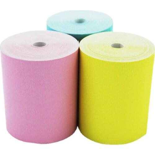 3Rolls 57*30mm Thermal Paper Label Paper Adhesive Paper Photo Paper Color Paper Sticker PeriPage PAPERANG Mini Photo Printer