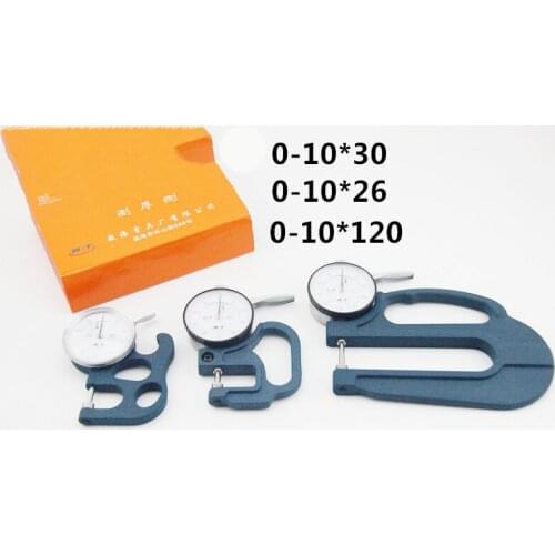 Thickness gauge with surface thickness gauge 0-10*26*30*120