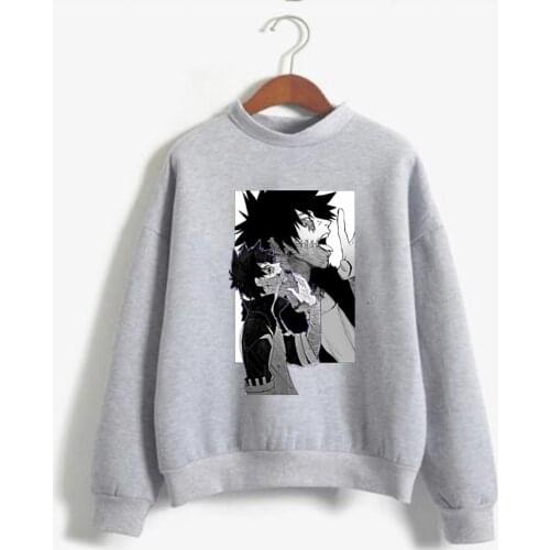 My Hero Academia Anime Harajuku Dabi Print Hoodie Men Tops Loose Autumn Winter Sweatshirt Hoody Hoodies
