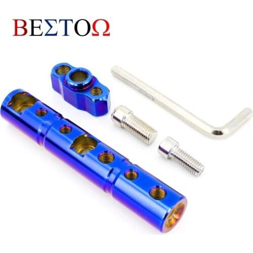 Universal motorcycle multifunctional expansion bracket modified titanium burner spotlight rearview mirror fixing bracket