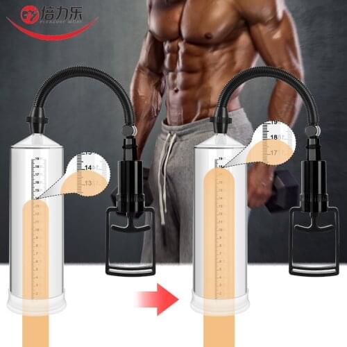 Enlargerment Penis Pump Penis Extender Pump With Sleeve Male Massage Masturbator Penis Trainer Adults Sex Toys for Men Sex Shop
