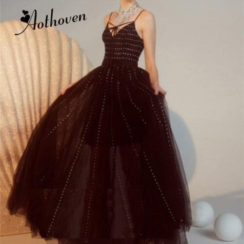 2018 Autumn Women Dresses Retro Elegant Hot Drilling Lace V-neck Sexy Long Dress Elegant Banquet Spaghetti Strap Dress Vestidos