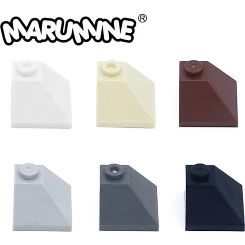 Marumine Bricks To Assemble Particles 3045 Slope 45 2 x 2 Double Convex Building Blocks Parts Educational Designers For Childre