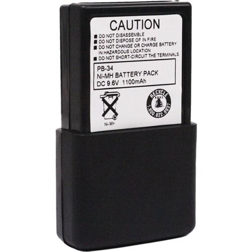 PB-34 PB-34H PB-33 PB-32 PB-34 Ni-Mh1100mAh Battery Compatible for Kenwood Radio TH-22 TH-22A TH-24 TH-42 Walkie Talkie Battery