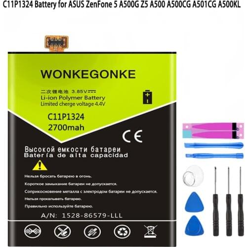 WONKEGONKE C11P1324 for ASUS ZenFone 5 A500G Z5 A500 A500CG A501CG A500KL Battery Batteries