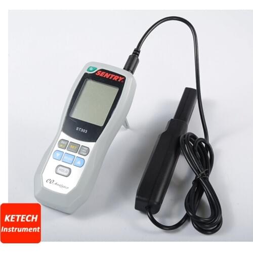 Carbon Dioxide Analyzer Humidity Temperature Tester Data Logger CO2 Concentration Detector USB Interface & Software ST303