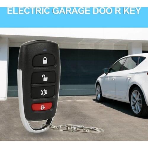 433MHz Wireless Remote Control AC 110V 220V 4CH Relay Receiver Module RF Switch For Gate Garage Road Gate Alarm Opener