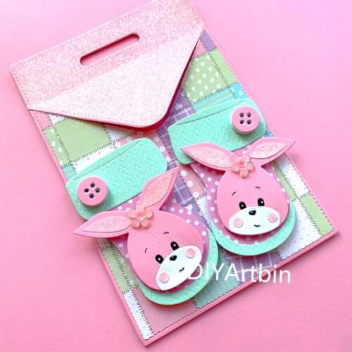 Bunny Shoes Cutting Dies Stencil Embossing Scrapbooking Paper Cards Crafts 2019 New Dies