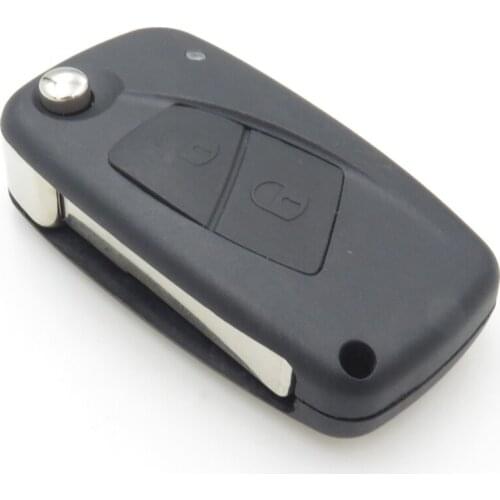 Cocolockey Replacement Key Fob for FIAT PANDA IDEA PUNTO STILO Iveco 2 Button Key Shell Case Remote Flip No Logo