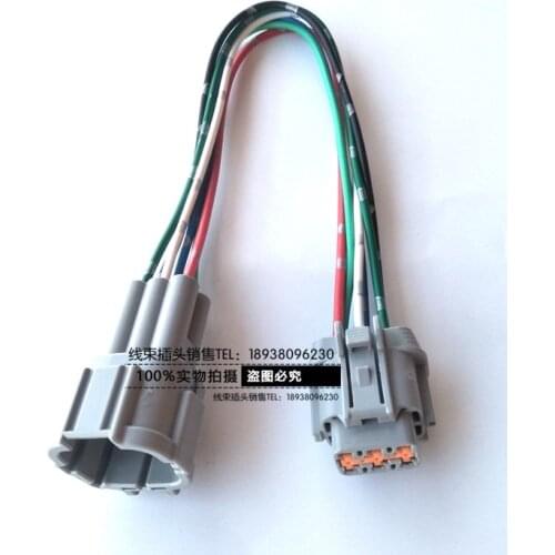 For Nissan Infiniti headlight taillight daytime fog lamp 6PIN cable wire harness plug connector housing