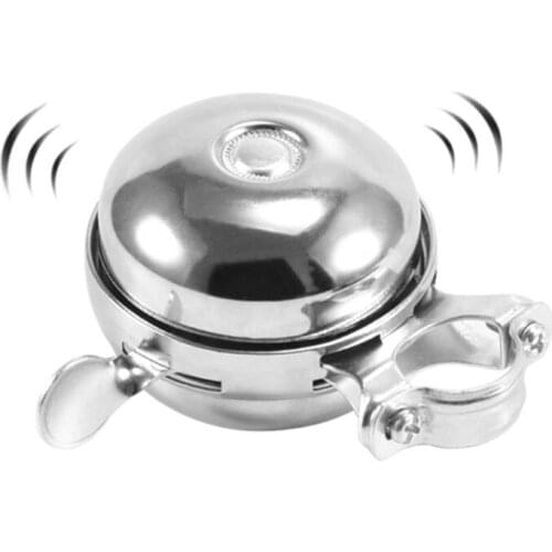 Double-sided Metal Bicycle Bell Vintage Bike Handlebar Safety Alarm Retro Horn