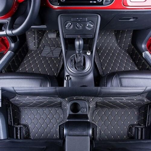 Surround Leather Car Floor Mats Waterproof Carpet for Volkswagen Beetle 2013 2014 2015 2016 2017 2018 2019 Left Hand Drive