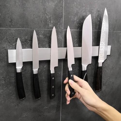 Magnetic Knife Holder Magnet Wall Mount Knife Rack Stainless Steel 304 Magnet