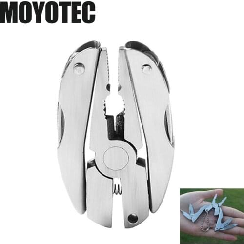 MOYOTEC 3.93In Mini Camping Pliers /Mini Multi-Purpose Attapulgite Pliers Saint/Folding Multi-Function Tool Outdoor Hand Tools