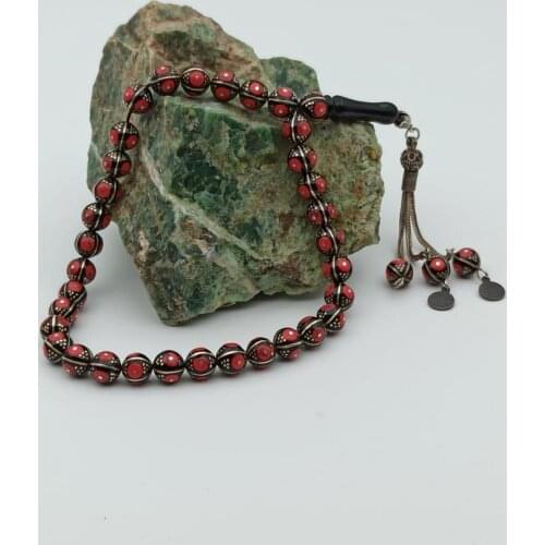 OLTU STONE SILVER ENAMEL PROCESSING TESPİH