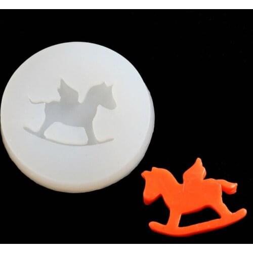 Silicone Fondant Mold 3D Horse Cake Decorating Tools Chocolate Baking Moulds For Jewerly